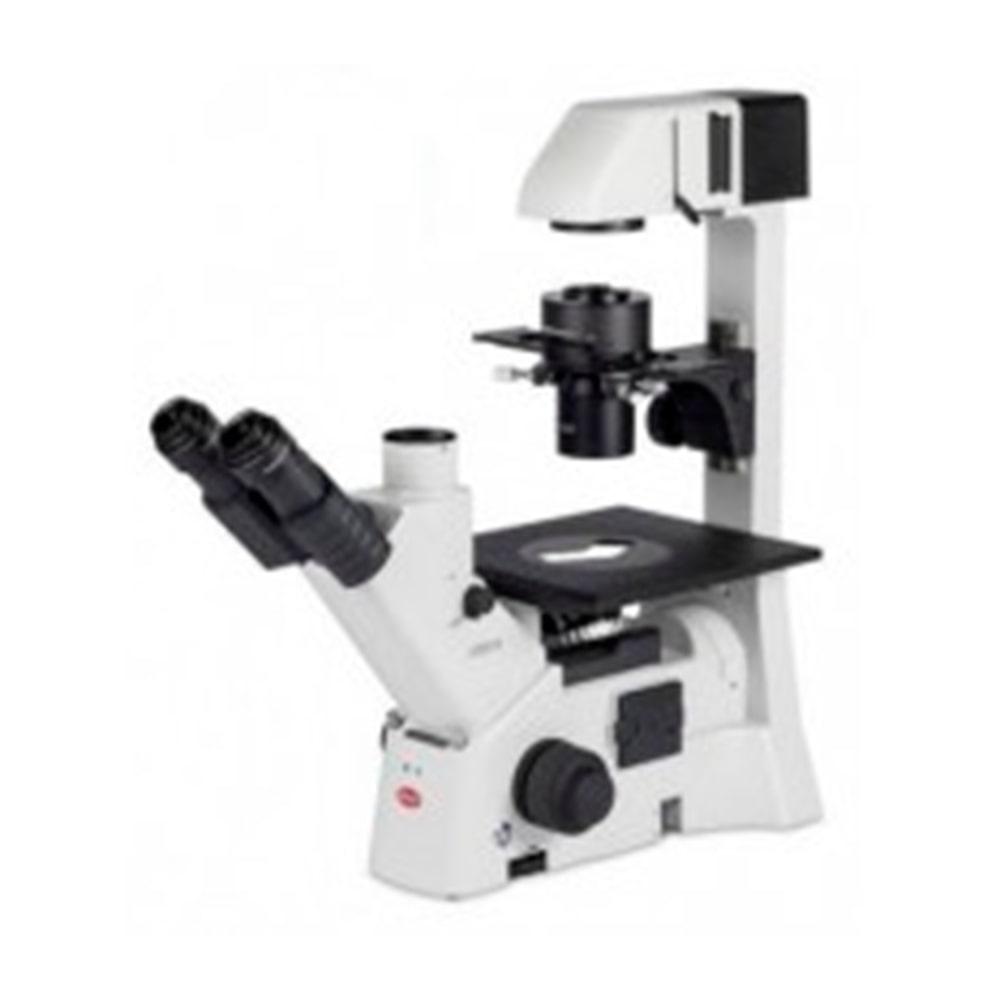 Microscópio invertido trinocular